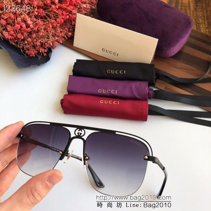 GUCCI古馳 新款 GG0497 男女款 百搭款 太陽鏡  lly1239
